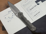 Large Inkosi - Insingo Blade, Black Micarta Inlay, Right-Handed