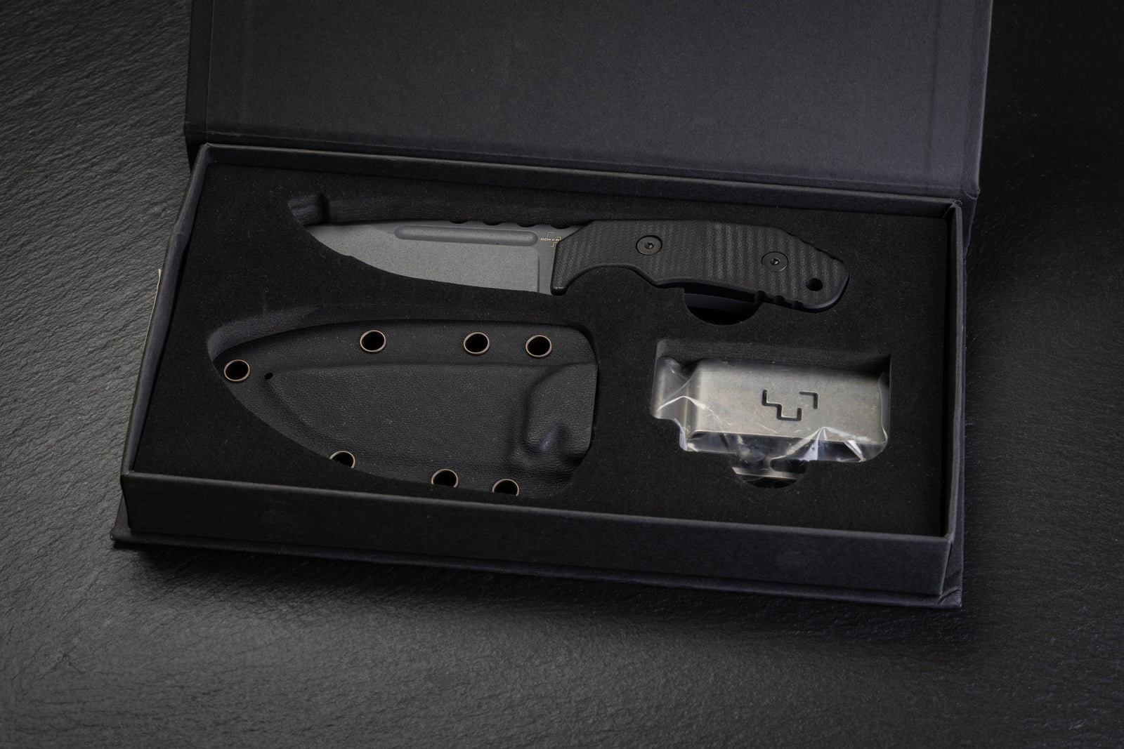 Boker Plus Little Dvalin Black Fixed Blade