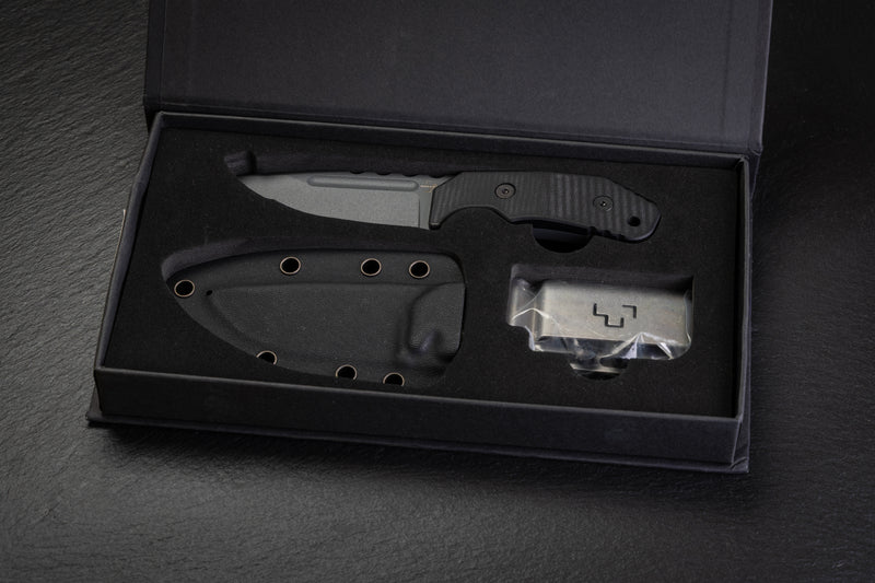 Boker Plus Little Dvalin Black Fixed Blade