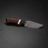 Exclusive "Lyons Blade" Tanto - Magnacut/Bog Oak, Bone and Burlap Micarta
