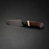 Exclusive "Lyons Blade" Tanto - Magnacut/Bog Oak, Bone and Burlap Micarta
