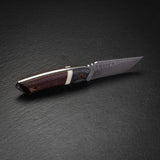 Exclusive "Lyons Blade" Tanto - Magnacut/Bog Oak, Bone and Burlap Micarta