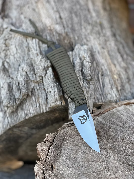 Magnacut Stainless Steel Scalpel with Paracord Wrapped Handle